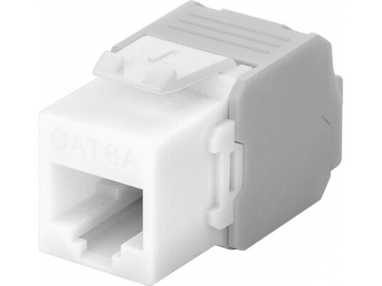 Goobay 90867 Flat Hvit Rj-45 Idc Hunkjønn 22/26