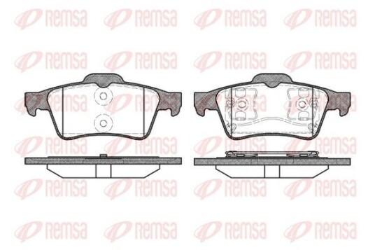 Bremseklosser REMSA 0842.00 Bremseklosser REMSA 0842.00