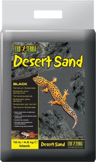 Ørkensand Substrat For Ørkenterrarium Svart 4.5 kg Ørkensand Substrat For Ørkenterrarium Svart 4.5 kg