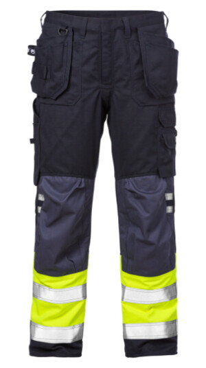 Fristads Hantverkarbyxa Flamestat 2074 Aths, Klass 1 Varsel Gul/marinblå C154 Fristads Hantverkarbyxa Flamestat 2074 Aths, Klass 1 Varsel Gul/marinblå C154