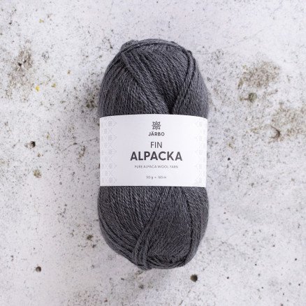 Järbo Fine Alpaca Garn 153 Grå Nattugle Järbo Fine Alpaca Garn 153 Grå Nattugle