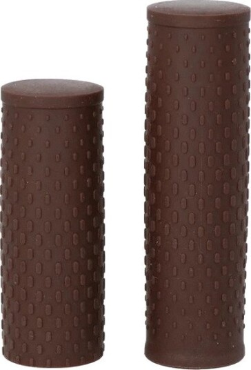 Sykkelgrep Dresco Soft Grip 119/92 mm Ergonomisk Myk Plast brun