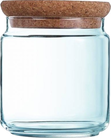 LUMINARC Pure Jar Kork 0,75 liter med lokk