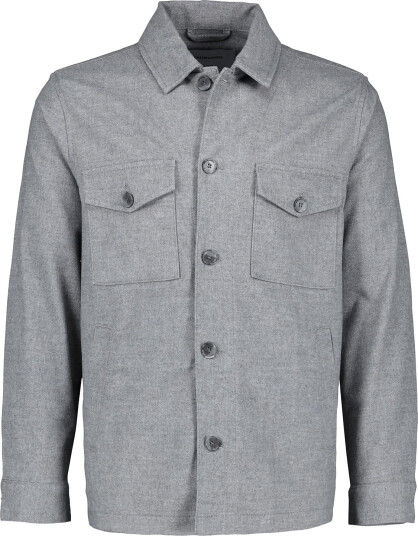 Lindbergh Black 1927: Superflex Overshirt Grey XXL