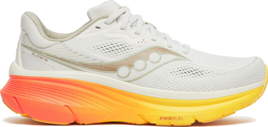 Saucony Men's Guide 19 Ivory/fire 44.5