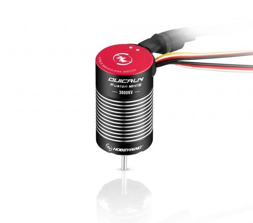 Hobbywing 30120403 QuicRun Fusion MINI16 3000kV 2-3S with Integr Hobbywing 30120403 QuicRun Fusion MINI16 3000kV 2-3S with Integr