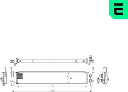 ERA 673030 Radiator motorkjøling