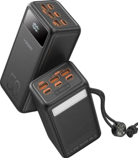 Veger Tank Lite 50000 mAh Powerbank med 22.5W Utgang Svart