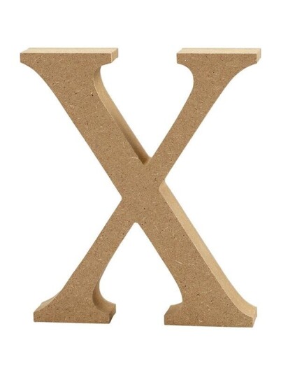 Creativ Company Letter X MDF 13cm 1pc.