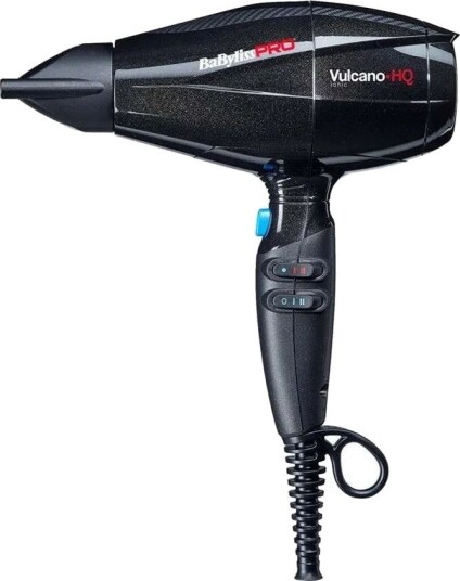 Babyliss Vulcano-HQ Hårføner 2400W, ionisk funksjon - Svart