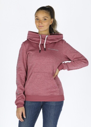 Swedemount Training Logo Hood W Dusty Rose Melange/Lt. Grey Me 36 Hoodies
