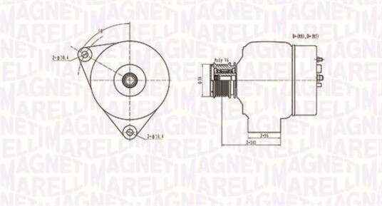 Dynamo MAGNETI MARELLI 063731209010