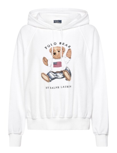 Polo Ralph Lauren Lt Wt Cotton Terry Knt Sweatshirt White S