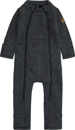 Mikk-Line Vinterdress Merinoull, Anthracite Melange, 98