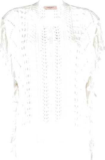 Twinset Dame Strikkevarer Hvit XL,