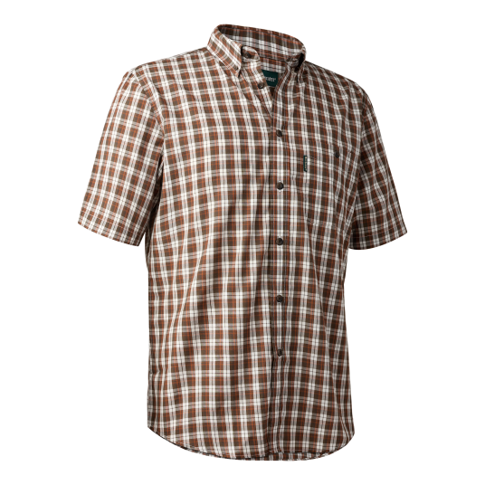 Deerhunter Jeff Shirt S/S Brown Check 39/40