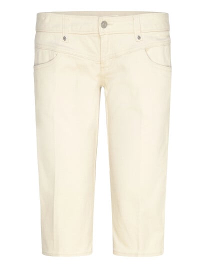 Monki Ultra Low Rise Capri Trousers - Cream - 32 Monki Ultra Low Rise Capri Trousers - Cream - 32