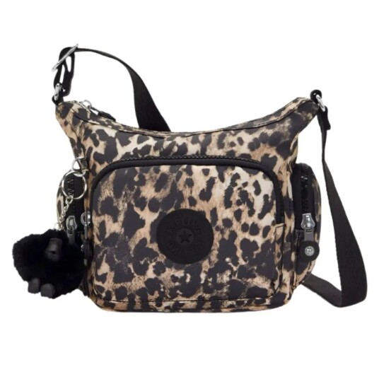 Kipling Gabbie Mini skulderveske Wild Leopard