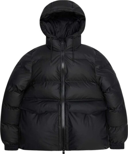 Rains Pufferjakke Alta A line Puffer W Jacket W3t3 Svart Rains Pufferjakke Alta A line Puffer W Jacket W3t3 Svart