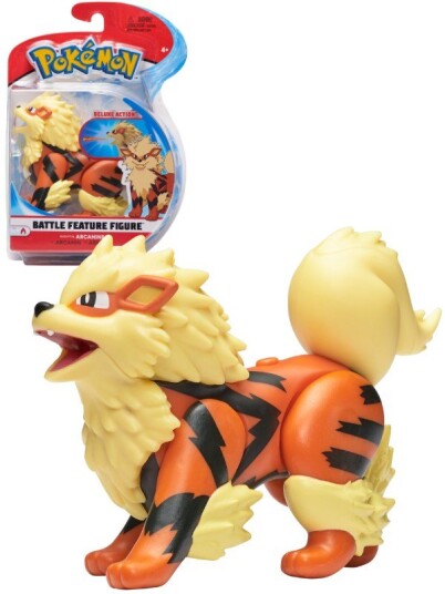 Pokemon Battle Feature Figure Arcanine 11 cm figur Pokemon Battle Feature Figure Arcanine 11 cm figur