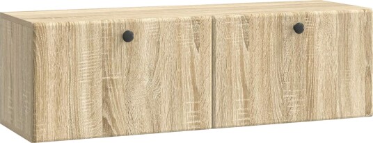 Vegghengt TV skap 98 x 31 x 30 cm Sonoma eik Konstruert tre Vegghengt TV skap 98 x 31 x 30 cm Sonoma eik Konstruert tre