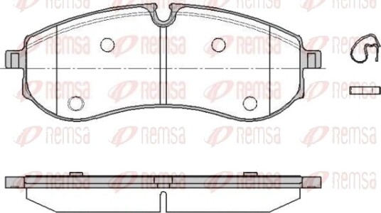 REMSA 1856.00 Bremseklosser