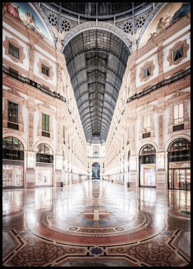 Galleria Vittorio Emanuele Plakat Plakat / 50x70cm