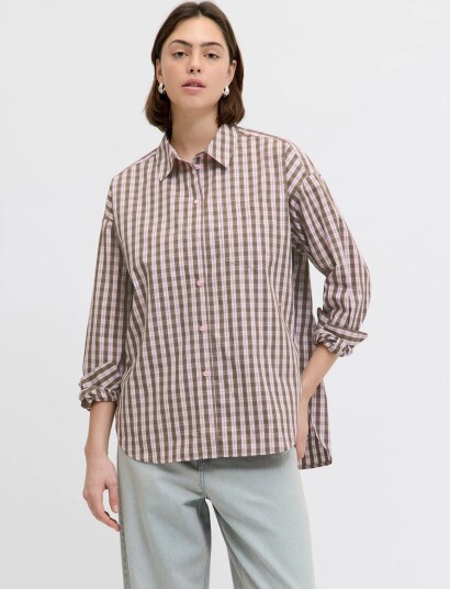 JJXX Jxjamie Ls Relaxed Poplin Shirt Wvn Noos Pink XS JJXX Jxjamie Ls Relaxed Poplin Shirt Wvn Noos Pink XS