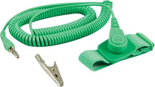 Proskit AS-101 ESD Armbånd med Spiral Kabel 1,5m