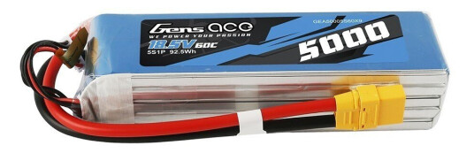 Gens Ace 5s 5000mAh - 60C - Gens Ace XT90 Gens Ace 5s 5000mAh - 60C - Gens Ace XT90
