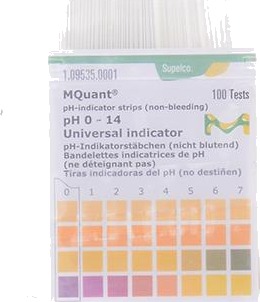Indikatorstrips universal pH 0-14 100 stk Indikatorstrips universal pH 0-14 100 stk