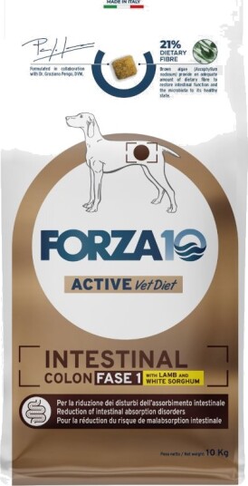 Forza10 Active Line Dog Tørrfôr Forza 10 Intestinal Colon Phase 1 Med Sparepakke Lam 2 X 10 kg