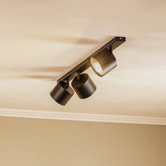 ALDEX Taklampe 1 047 tre lyskilder svart