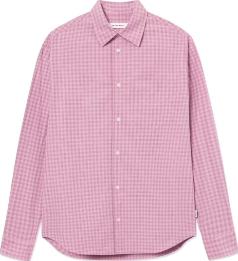 Wood Wood Herre Skjorter Rosa L, Wood Wood Herre Skjorter Rosa L,