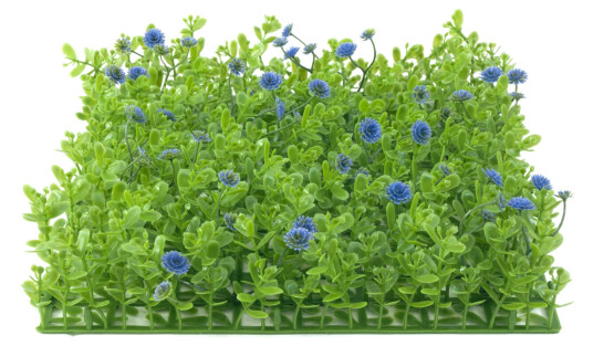 Europalms Grass Mat, Artificial, Green-Purple, 25x25cm Europalms Grass Mat, Artificial, Green-Purple, 25x25cm