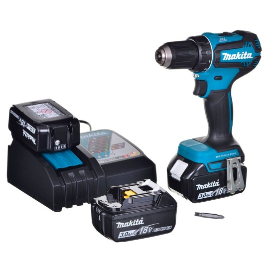 Makita DDF485RF3J Drill 18V Med batteri