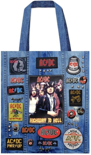 Rocksax AC/DC Battle Bag 16 X 16 Soft Polyester Bag with Web Handles 78859747