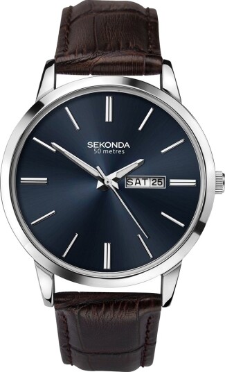 Sekonda Classic 1662 - Herre - 40 mm - Analog - Kvarts urverk - Mineralglas