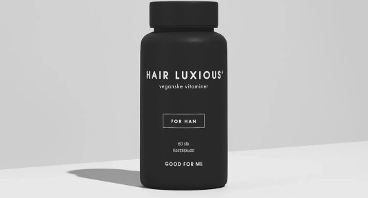 Hair luxious Veganske vitaminer for han, 60 tabletter Hair luxious Veganske vitaminer for han, 60 tabletter