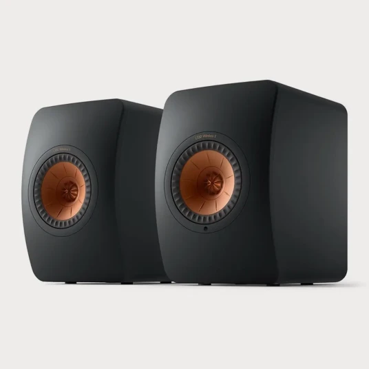 KEF LS50 Wireless II + KEF Mu3 Karbon Sort KEF LS50 Wireless II + KEF Mu3 Karbon Sort