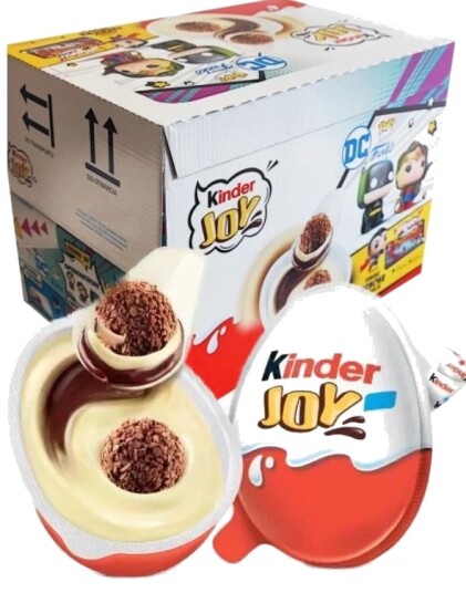 48 stk Kinder Joy Egg med Leke Hel Eske 960 gram