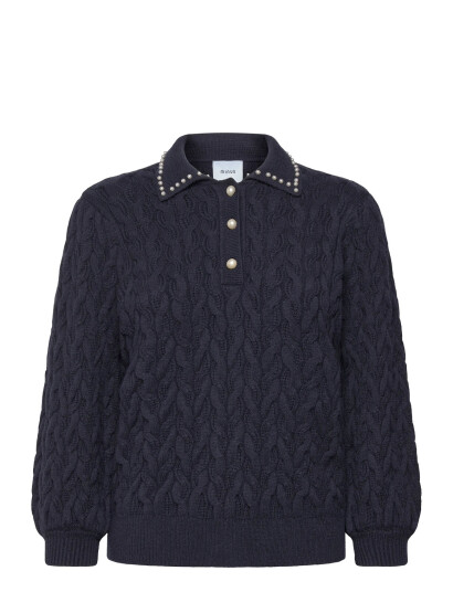 Minus Msfilucca Knit Pullover - Navy - XS