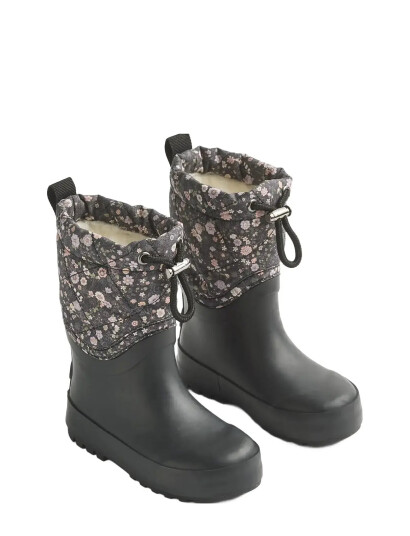 Wheat Thermo Snowboot Drizzle - Black - 22