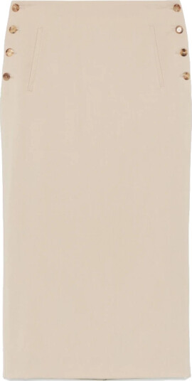 Moschino Dame Skjørt Beige S, Moschino Dame Skjørt Beige S,
