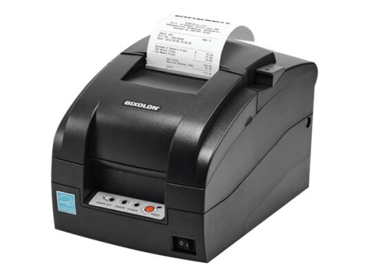 Bixolon Srp-275Iii Kvitteringsskriver Tofarget (Monokrom) Punktmatrise Rull (8,3 Cm) 80 X 144 Dpi 9 Pin Inntil 5.1 Linjer/Sek Usb 2.0 Seriell Kutter Mørk Grå