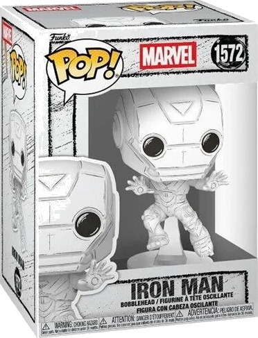 Funko Pop Vinyl Marvel Sketched Iron Man Funko Pop Vinyl Marvel Sketched Iron Man