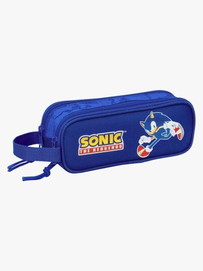 Sonic Dobbeltpennal Blå