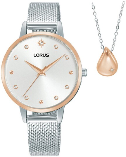 Lorus Dameklokke RG288XX9 Classic Sølvfarget/Stål Ø32 mm Lorus Dameklokke RG288XX9 Classic Sølvfarget/Stål Ø32 mm