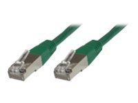 MicroConnect - Nettverkskabel - RJ-45 (hann) til RJ-45 (hann) - 1.5 m - skjermet, beskyttet tvunnet parkabel (STTP) - CAT 6 - halogenfri, flertrådet - grønn