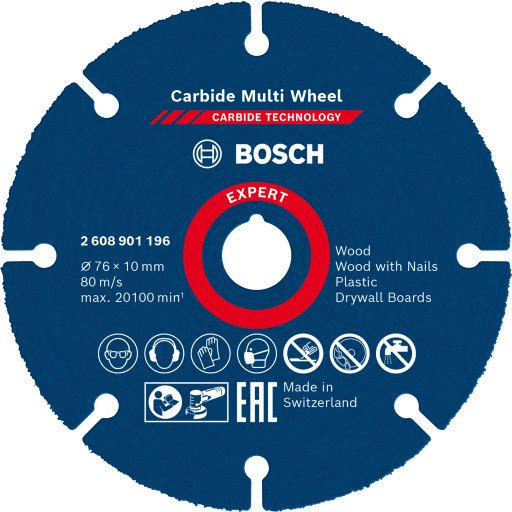 Bosch 76 mm Multiwheel Kappskive for Metallkutting